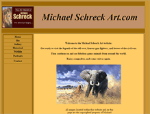 Tablet Screenshot of michaelschreckart.com